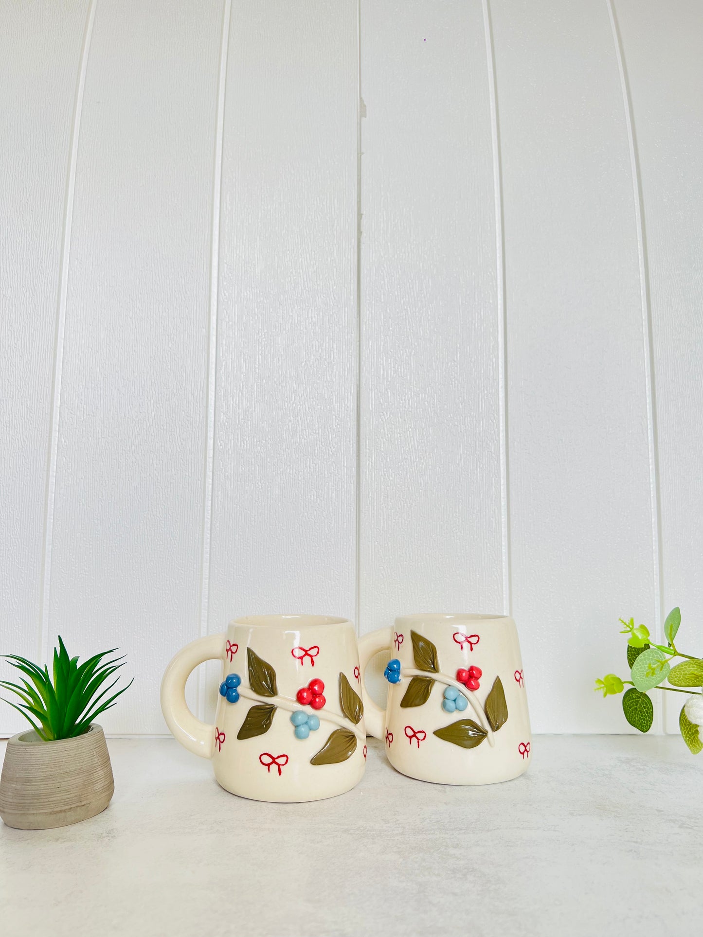 Colorful berry's Bloom Mug Set – Set of 2