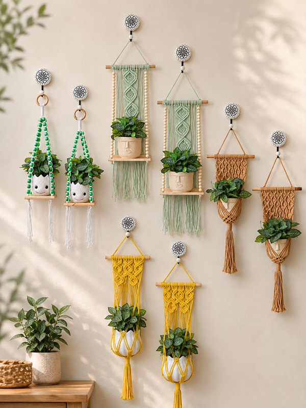 Macrame Boho Planter Hangers