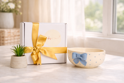 Blue Bow Salad Bowl 💙🎀