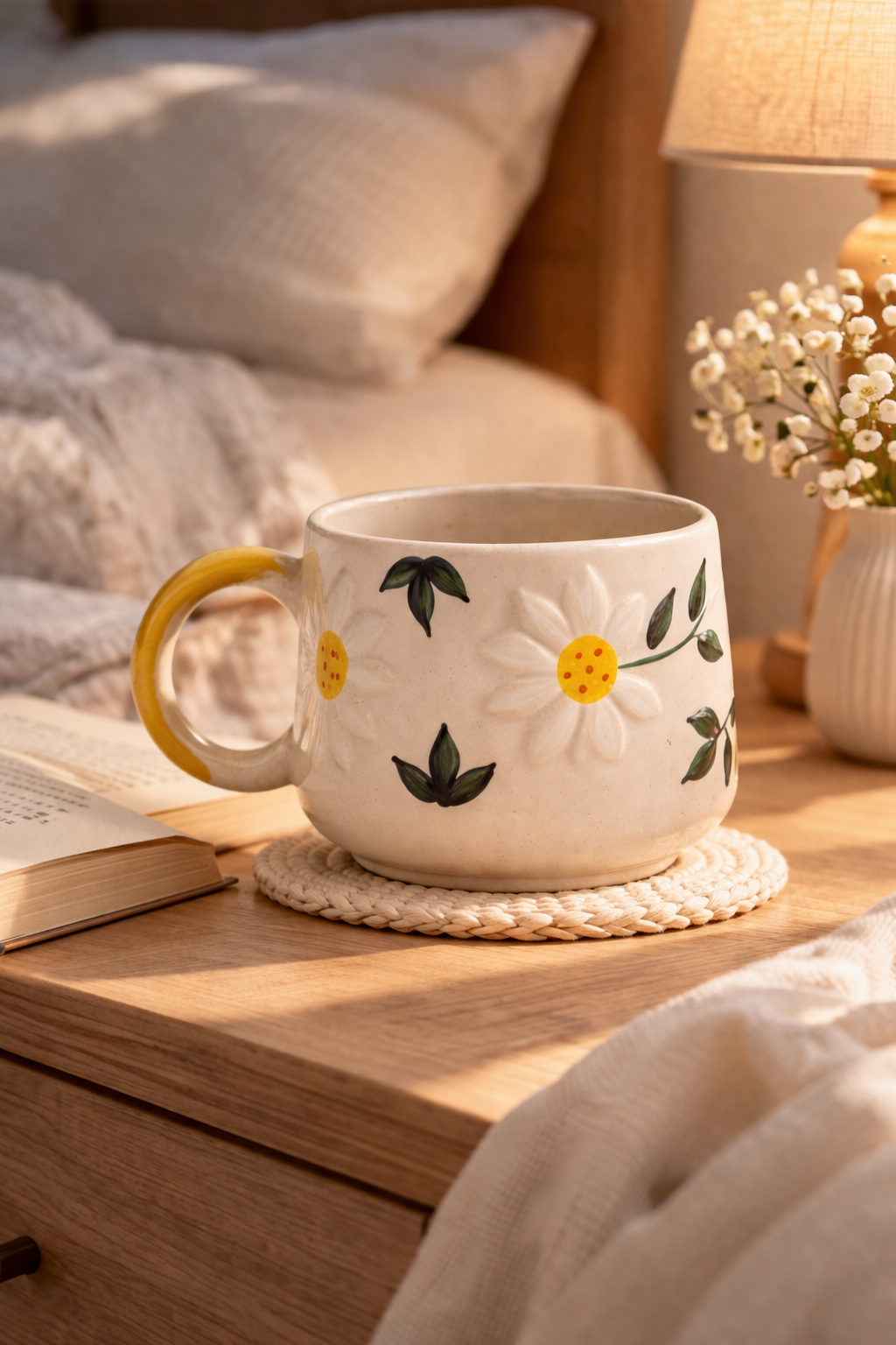 Golden Daisy Mug 🌼✨