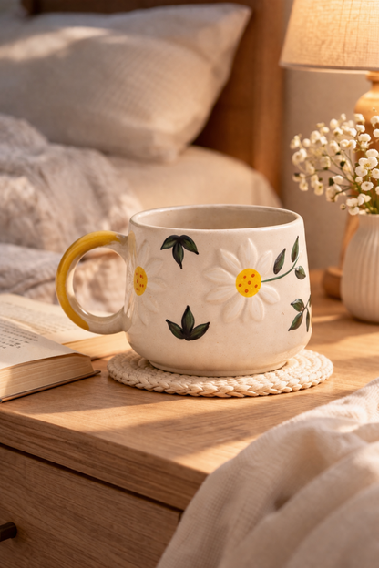 Golden Daisy Mug 🌼✨