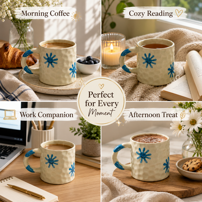 Floral Fun Mug – Blue
