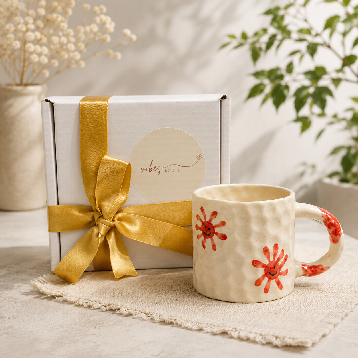 Floral Fun Mug – Pink