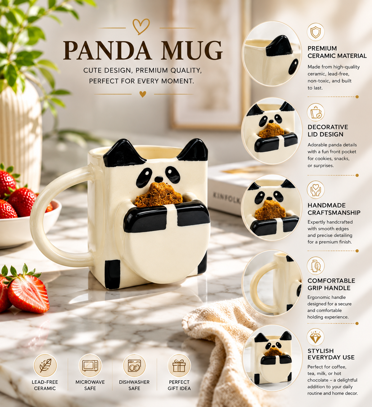 Panda Hug Mug