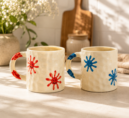 Floral Fun Mug Set – Pack of 2
