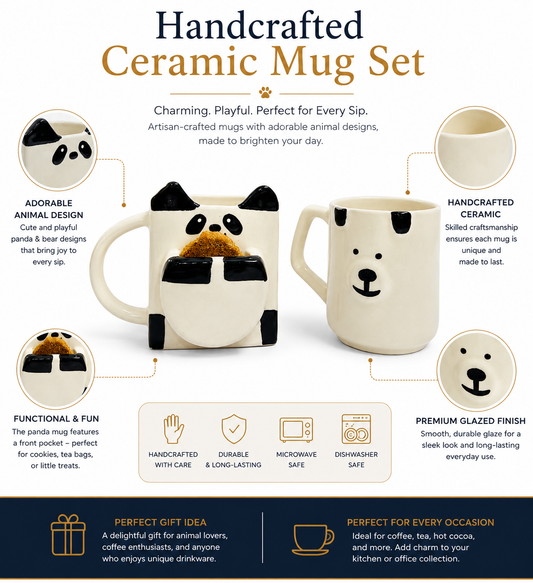 Bear Love Panda – Pack of 2