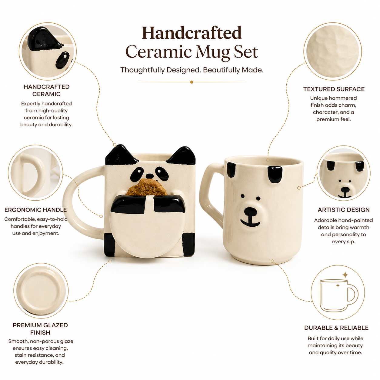 Bear Love Panda – Pack of 2