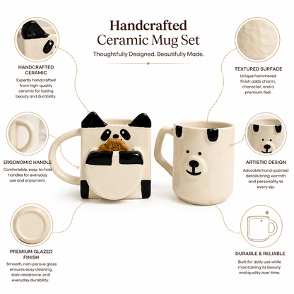 Bear Love Panda – Pack of 2