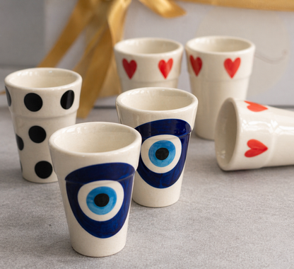 Mono Dot Sip Shots – Set of 6
