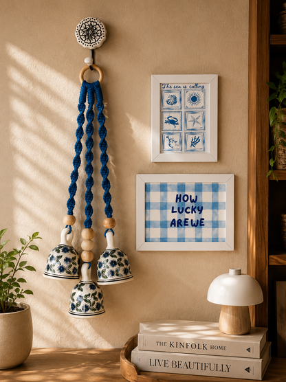 Boho Blue Luck Wall Set