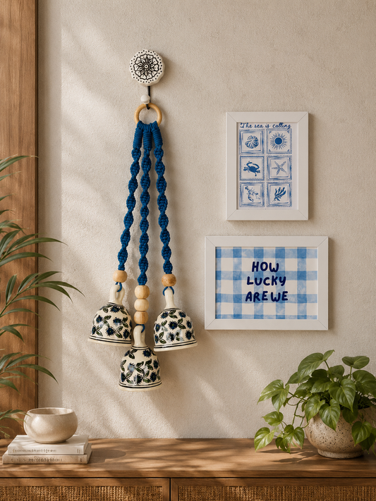 Boho Blue Luck Wall Set