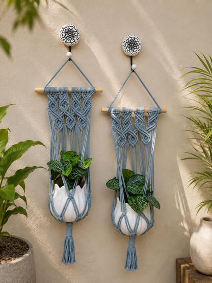 Quiet Corner Hanging Planter Set – DarkCloud