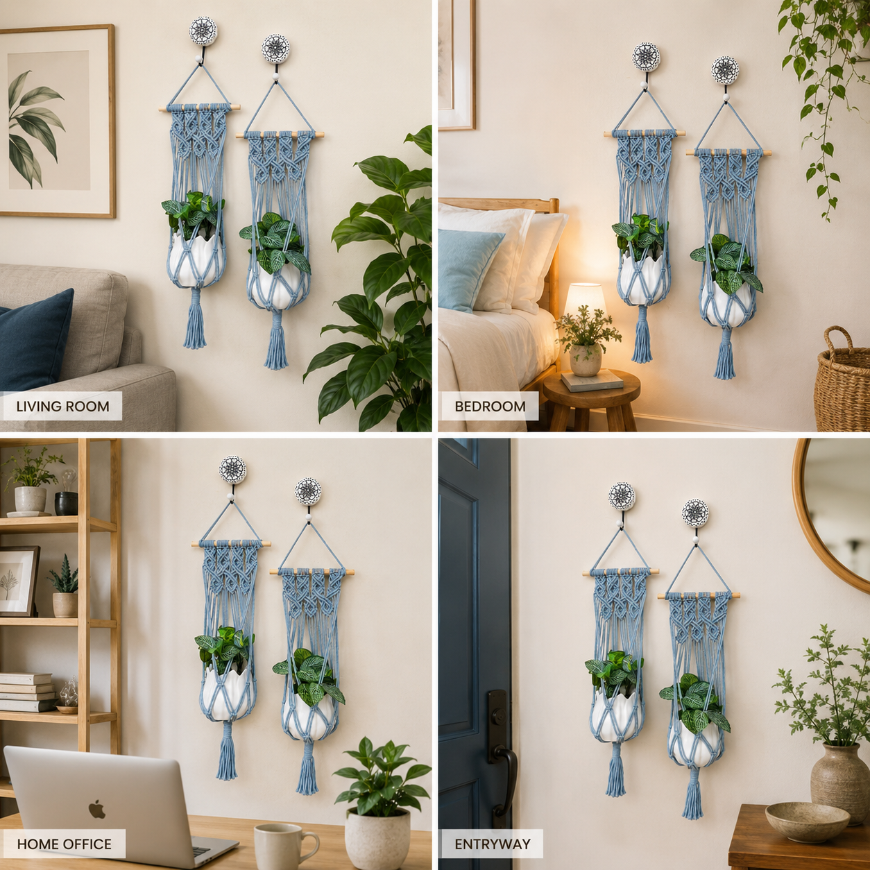 Quiet Corner Hanging Planter Set – DarkCloud