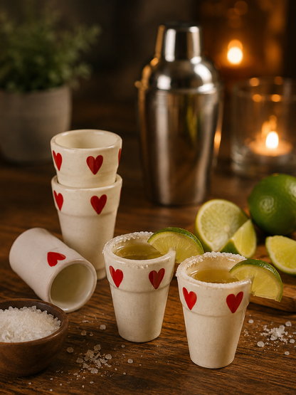 Love Ritual Shot Glass Set – Pack of 6
