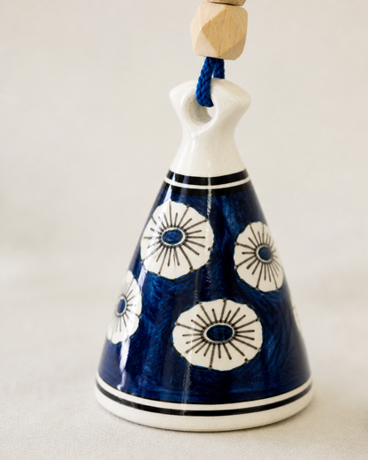 Modern Blue Cone Bell – Set of 5