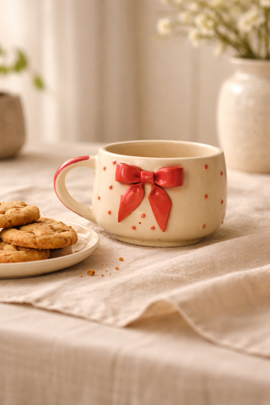 Pretty Pink Bow Mug 🎀