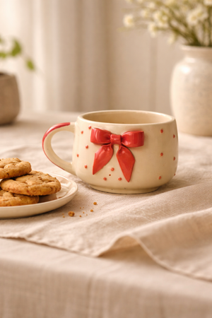 Pretty Pink Bow Mug 🎀