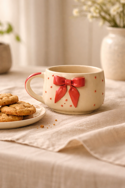 Pretty Pink Bow Mug 🎀