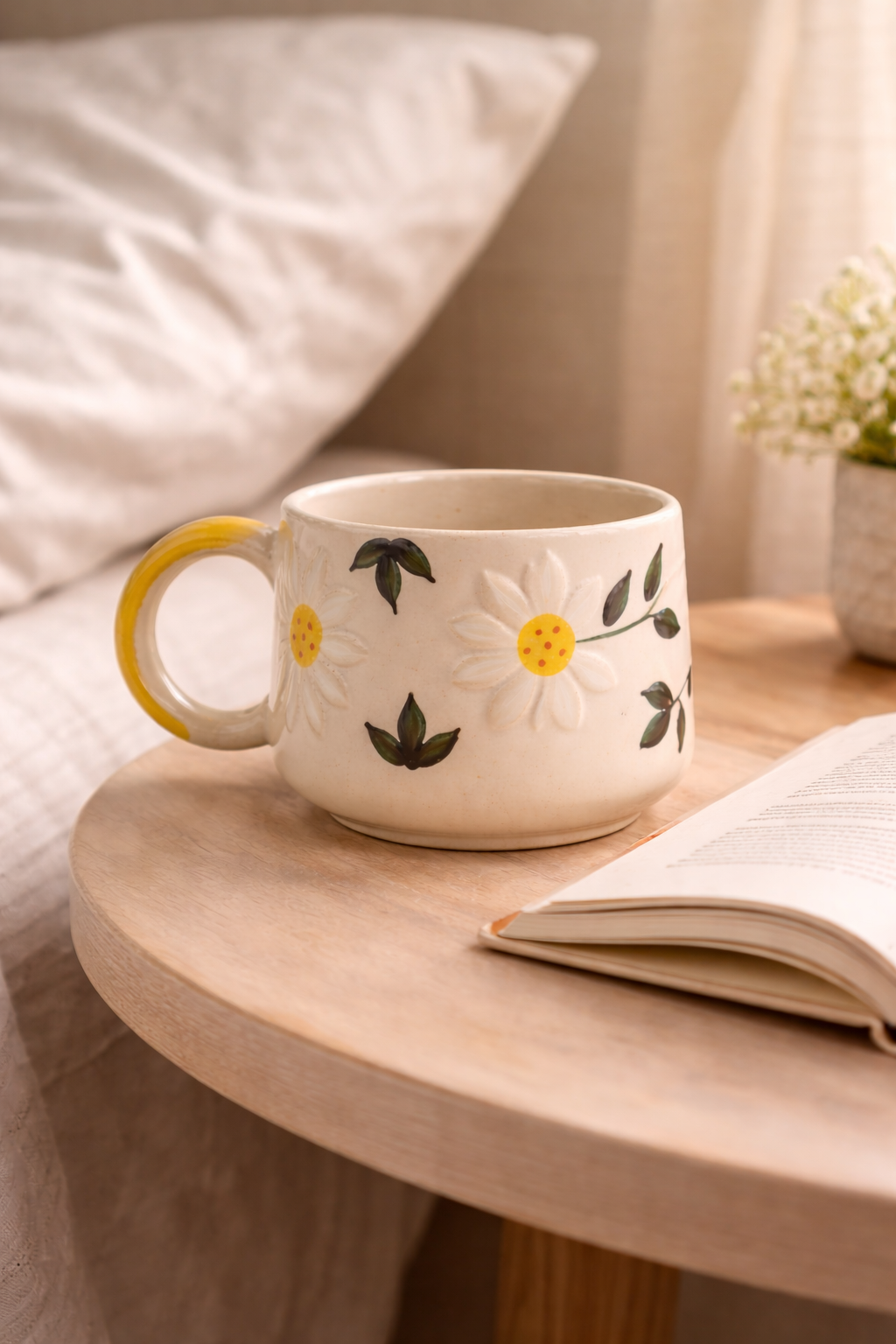 Golden Daisy Mug 🌼✨