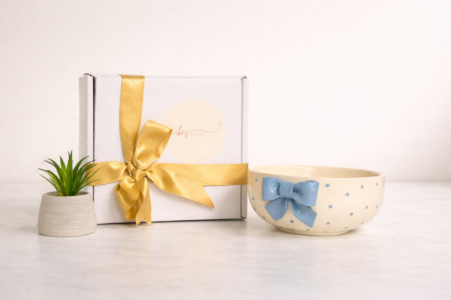 Blue Bow Salad Bowl 💙🎀
