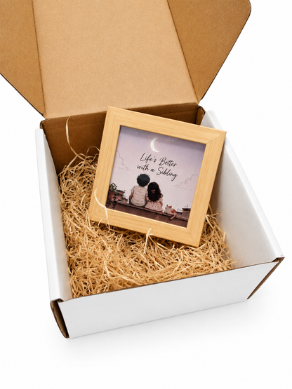 Blue Panda Hugs Rakhi Gift Box