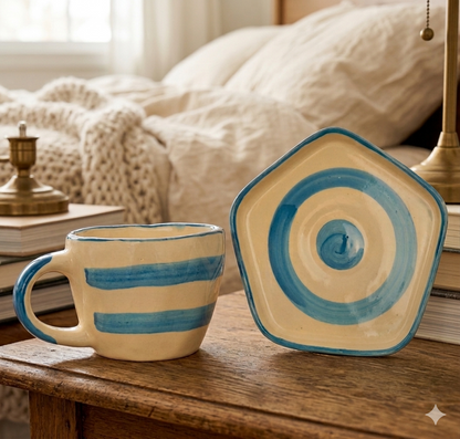 Classic Blue Stripe Set 💙✨