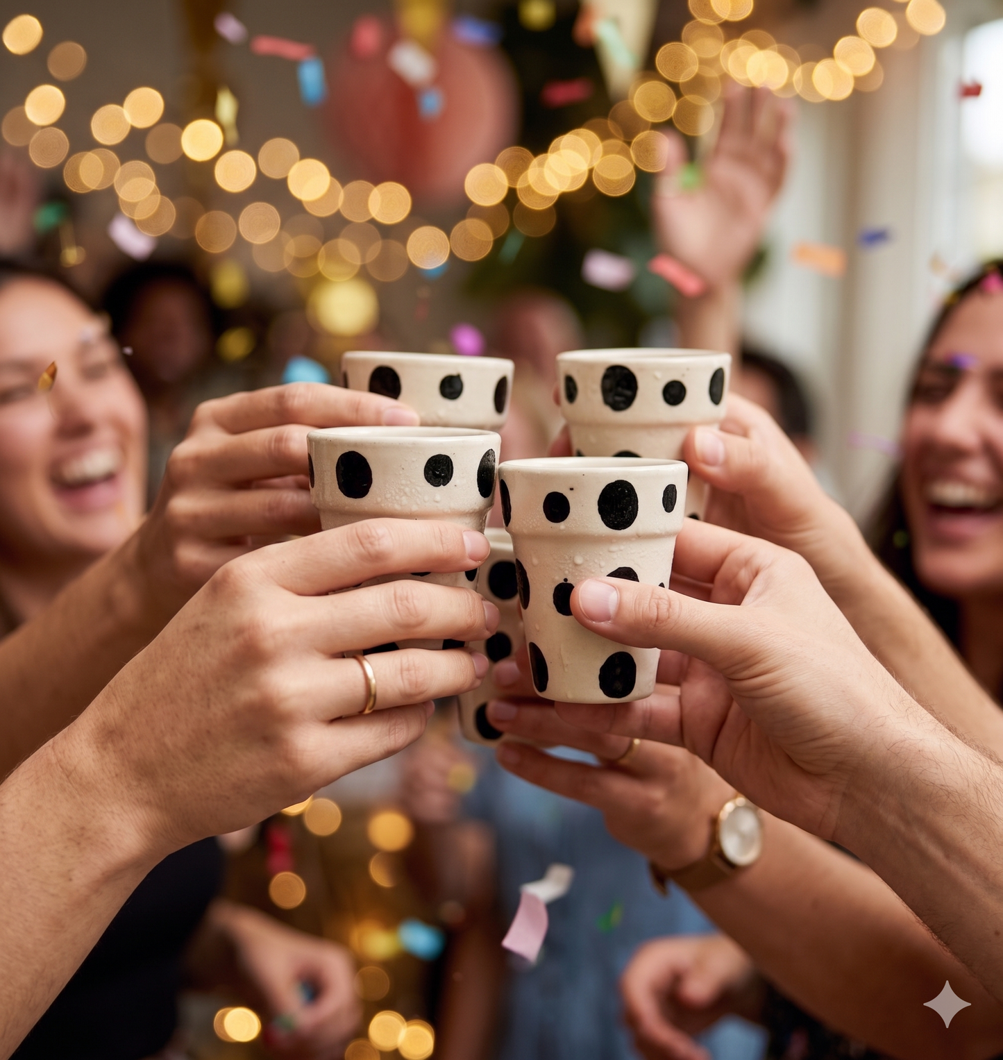 Mono Dot Sip Shots – Set of 6