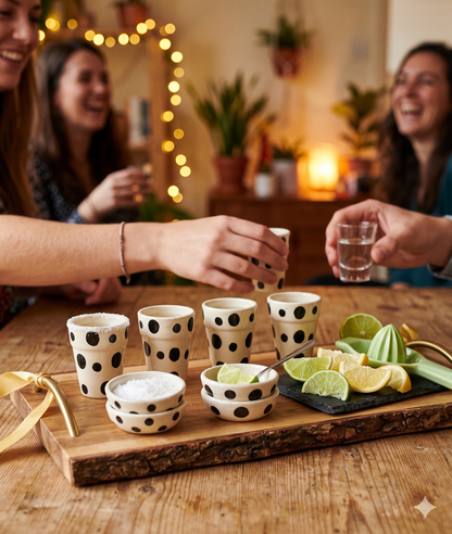 Mono Dot Sip Shots – Set of 6
