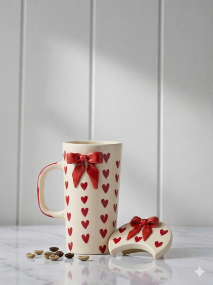 Heart Love Bow Sipper – Set of 1