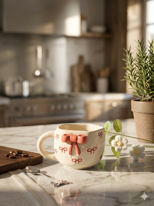 Blush Bow Mug