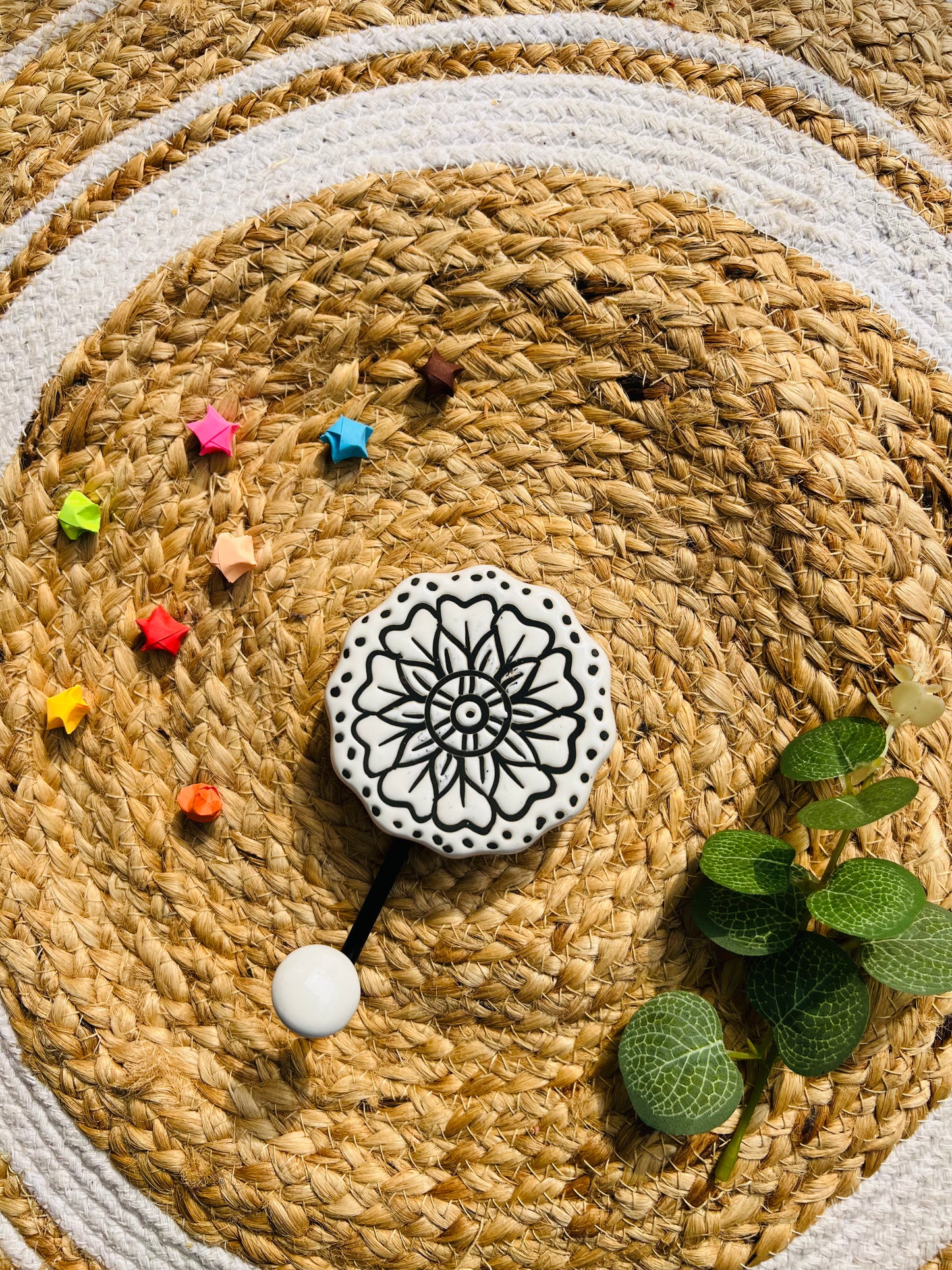 Monochrome Ceramic Hook