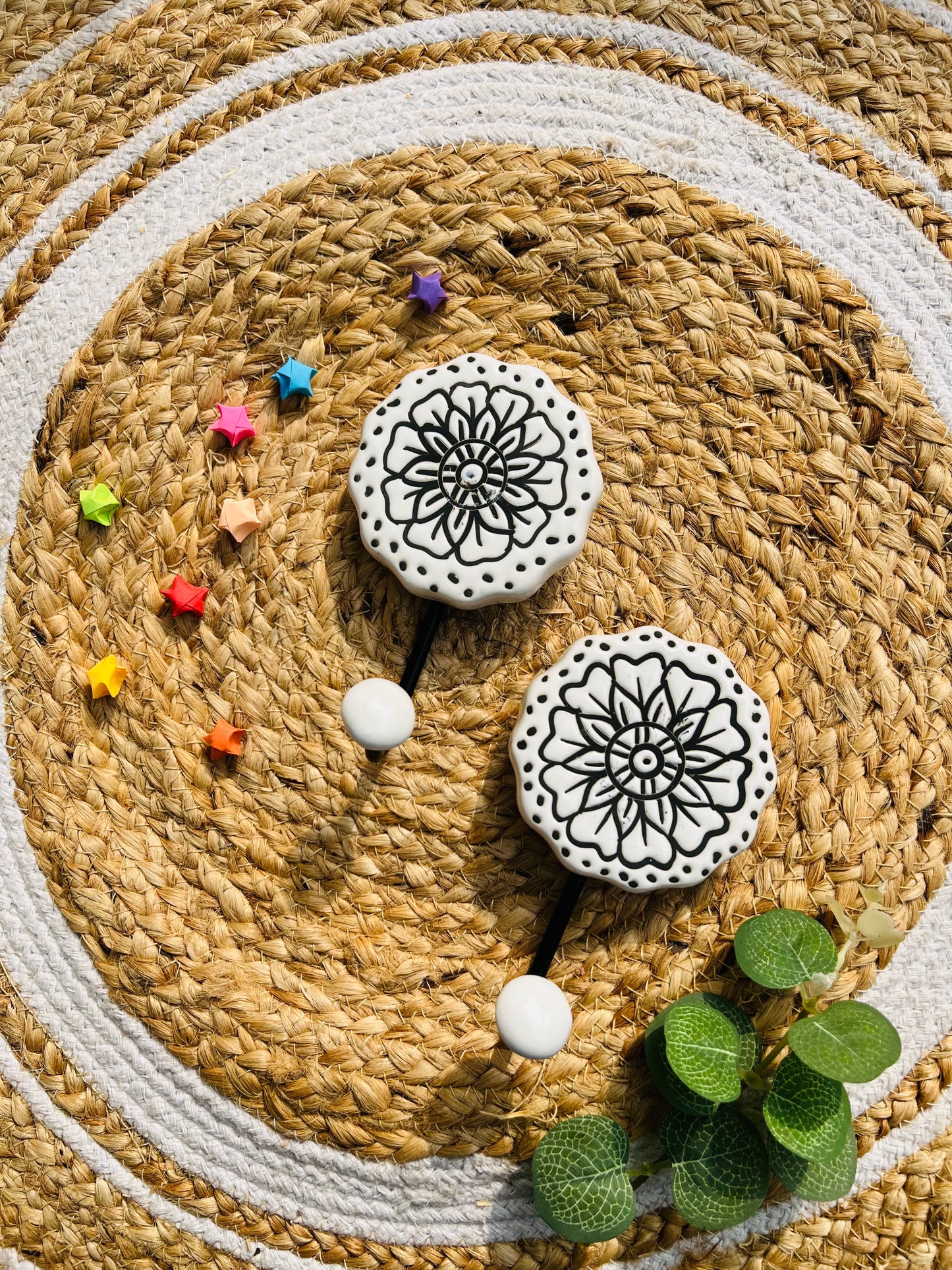 Monochrome Ceramic Hook