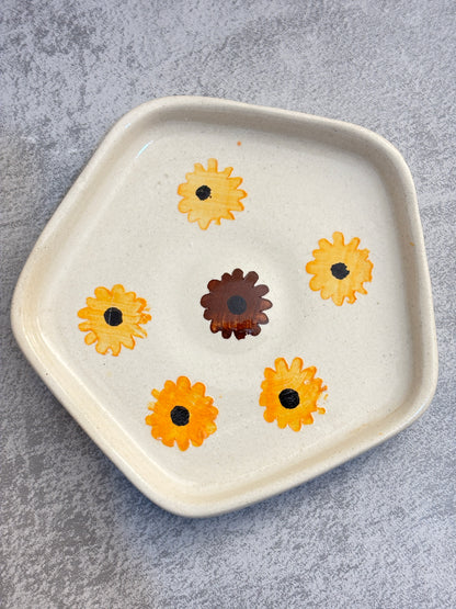 Sunflower Sips Cup & Coaster Set – Set of 6