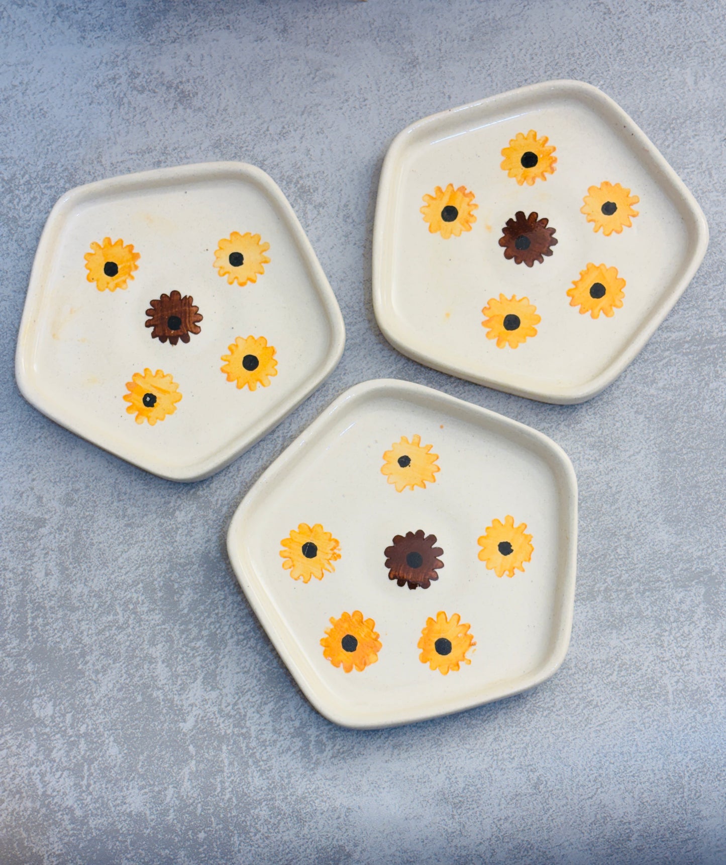 Sunflower Sips Cup & Coaster Set – Set of 6