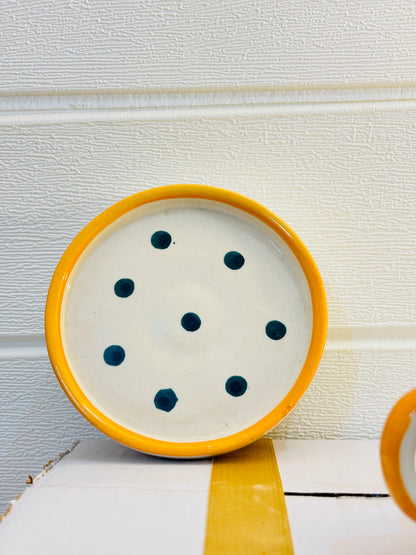 Sun Bloom Cup & Coaster Set – Set of 6