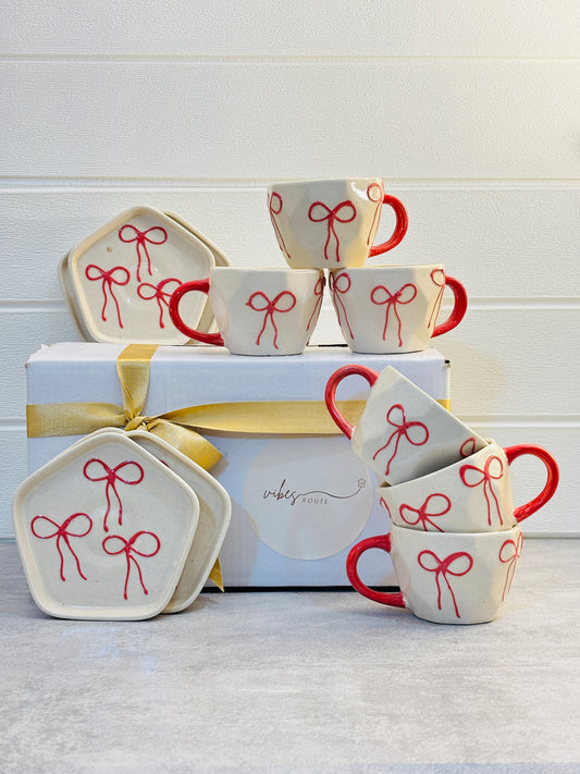 Pookie Cup & Coaster Set – Set of 6