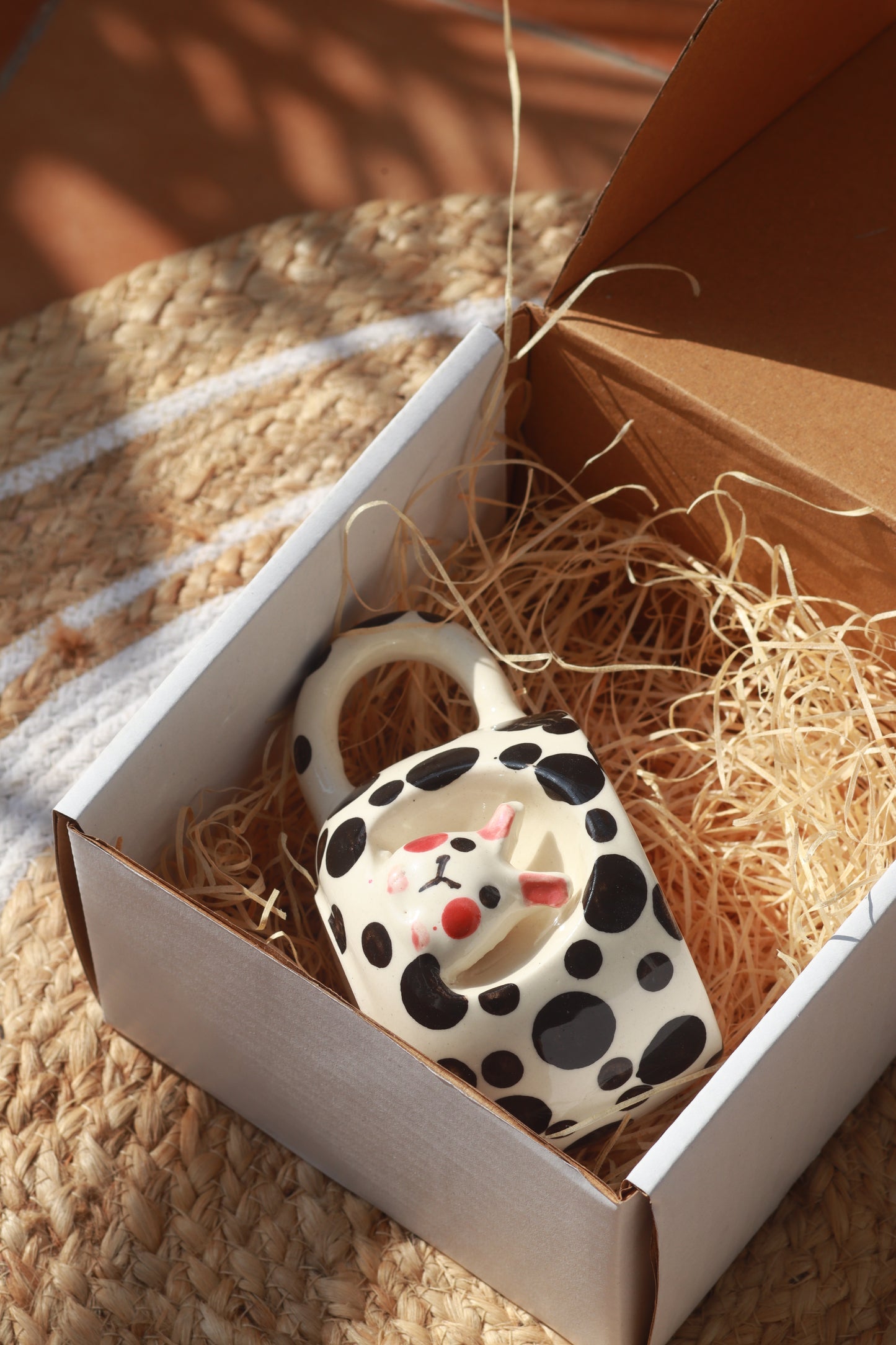Happy Pup Polka Mug