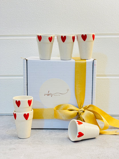 Love Ritual Shot Glass Set – Pack of 6