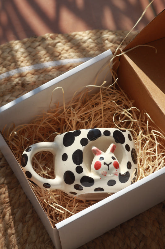 Happy Pup Polka Mug