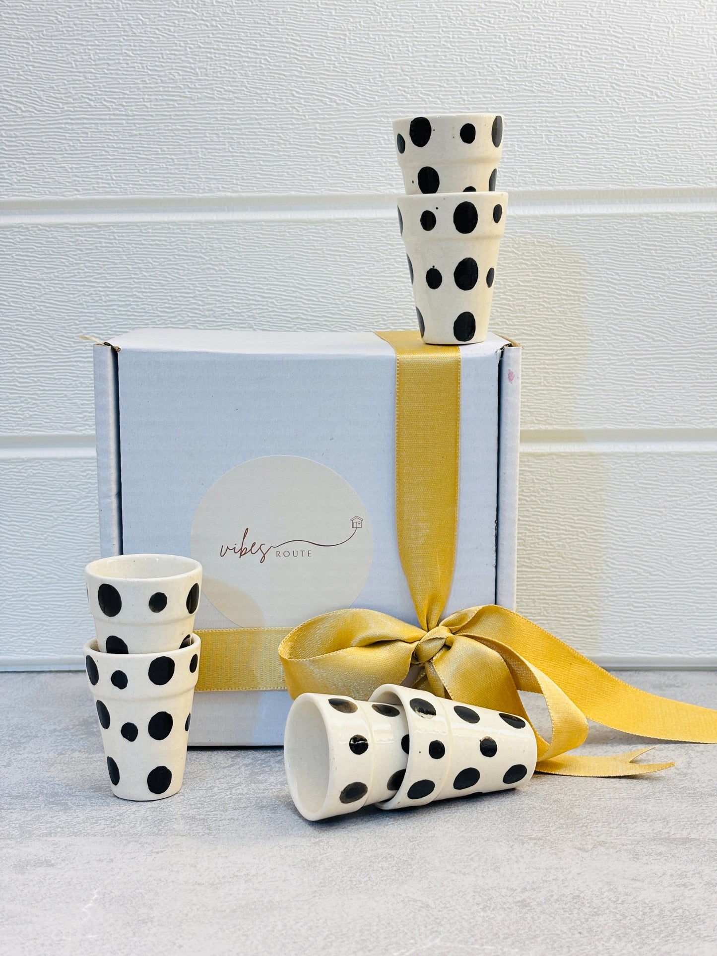 Mono Dot Sip Shots – Set of 6