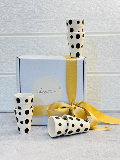 Mono Dot Sip Shots – Set of 6