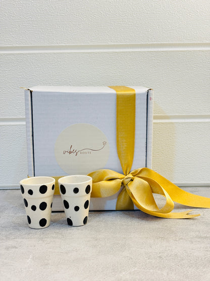 Mono Dot Sip Shots – Set of 6