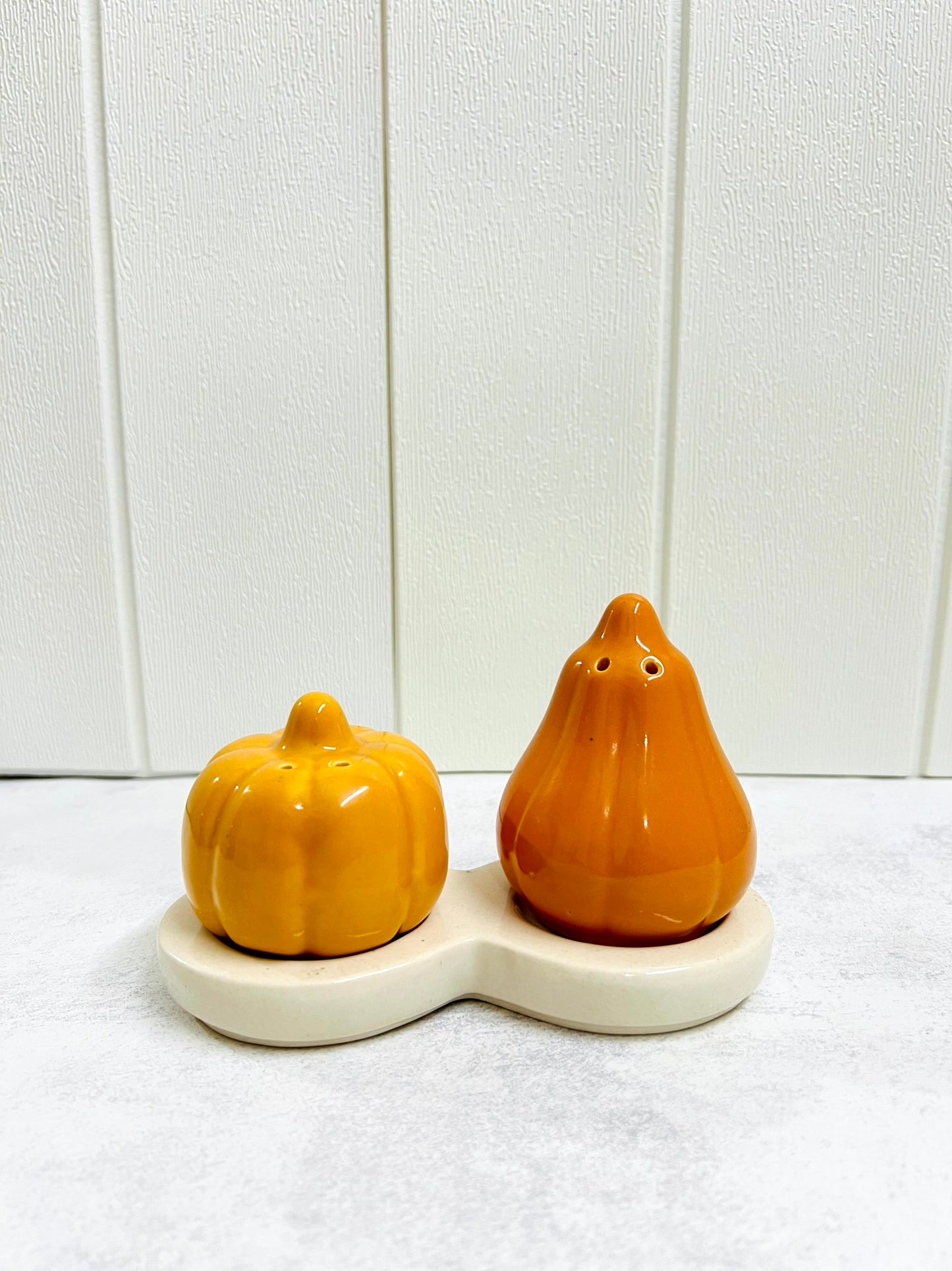 Pumpkin & Pear – Salt & Pepper Set 🎃🍐