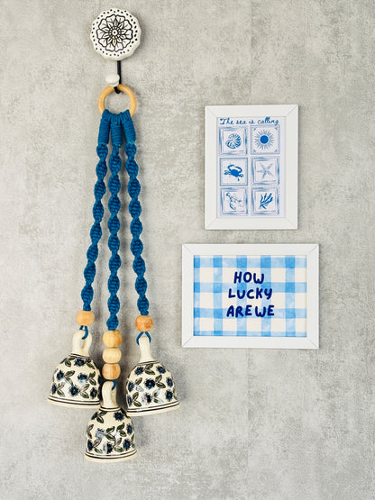 Boho Blue Luck Wall Set