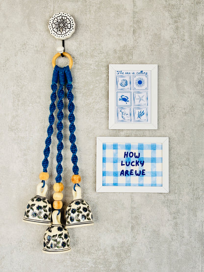 Boho Blue Luck Wall Set