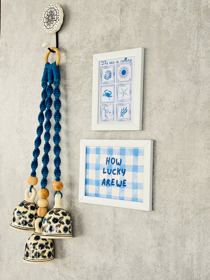 Boho Blue Luck Wall Set