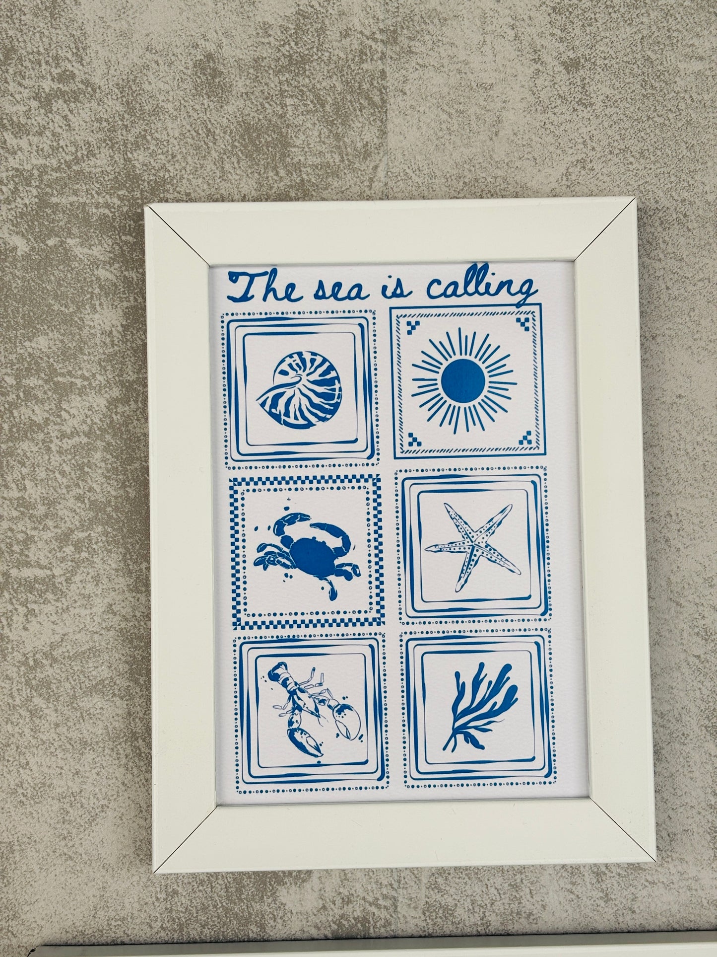 Boho Blue Luck Wall Set