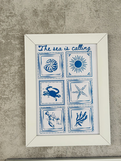 Boho Blue Luck Wall Set