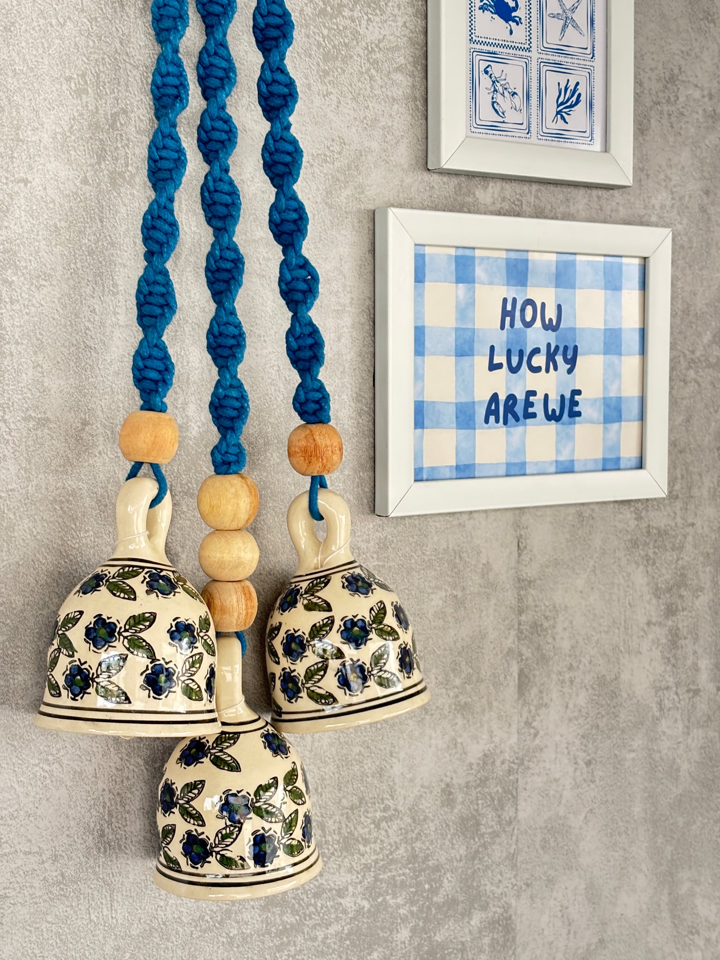 Boho Blue Luck Wall Set