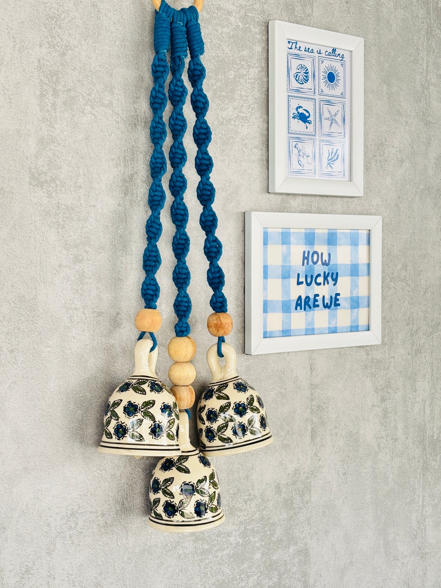 Boho Blue Luck Wall Set